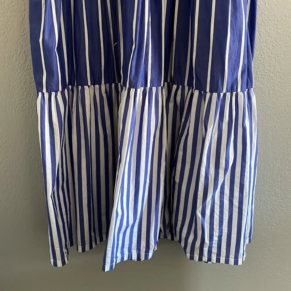 J. Crew Blue and White Striped Dress - Picture 8 of 10